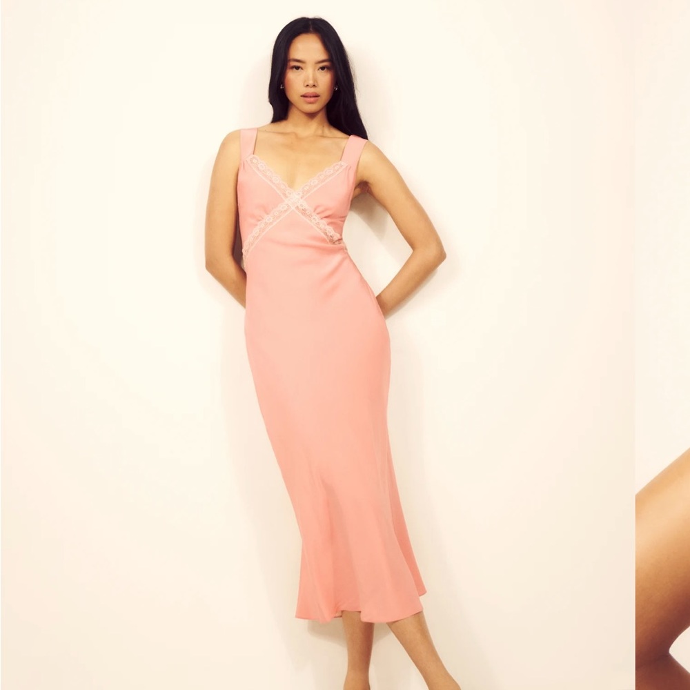 Reformation Provence Silk Dress